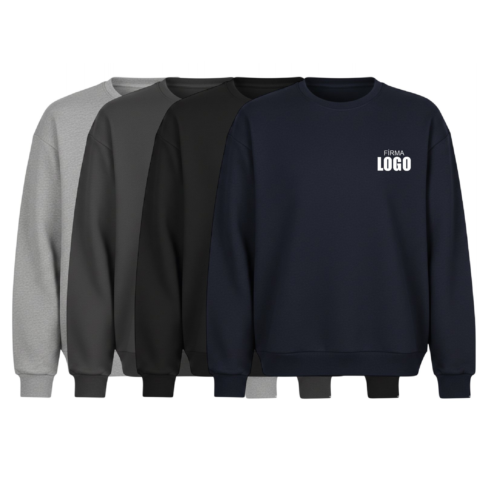 Firma Logo Baskılı 2 iplik Sweat